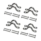 Vtete Pcs Stainless Steel 3/8" Pad Eye Straps For 1.5" X 2" Inches, Silver New. Price: $11.94.