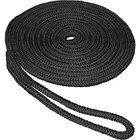 Seachoice Double Braid Dock Line 50-40441 5/8" Width X 25' Length Black New. Price: $36.13.