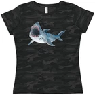 Inktastic Great White Women's T-shirt Sharks Love Bruce Fish Big Jaws Sea New. Price: $22.99.
