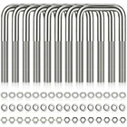 8 Pcs Hotop 304 Stainless Steel Square U-bolts For Boat Trailers & 3X3 Beams New. Price: $93.24.