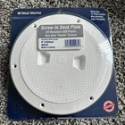 West Marine 8" White Screw-in Deck Plate Uv Resistant Asa Plastic New 11743069. Price: $24.99.