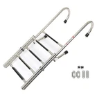 5 Step Stainless Steel Folding Ladder Telescoping 400 Lb. Limit New. Price: $83.69.