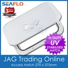 Seaflo White Access Hatch & Lid 270 X 375MM - Boat/marine/caravan/rv/storage Brand. Price: $45.36.