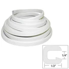 Taco Flexible Vinyl Trim Opening "w 25'L White V30-1008... New. Price: $76.61.
