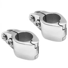 Amadget Bimini Top Hinge Rail Mount, 2 Pcs Marine Boat Jaw 7/8 Inch, Silver New. Price: $28.15.