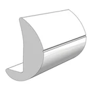 Taco Marine V21-9942WHA20 White Rigid Pvc Rub Rail 1-1/2"W X 2-1/2"H 20'L New. Price: $99.00.