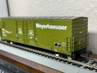 Weyerhaeuser Paper - 50FT Evans Double Plug Door Lumber Box Car Ho Scale New. Price: $54.95.