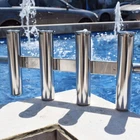 Amarine Made Boat 4RACK Fishing Rod Holders Mirror Stainless Steel Yacht Pod New. Price: $34.99.
