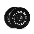 Titan Fitness 2.5 Kg Olympic Calibrated Steel Powerlifting Plates, Pair New. Price: $64.99.