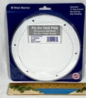 New West Marine 6" Pry-out Deck Plate White No-skid Watertight O-ring. Price: $14.00.