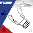 Brand New 4 Step Stainless Steel Telescoping Boat Ladder With Pedal Hand Railing. Price: $69.56.