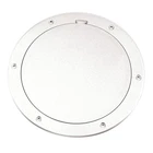 Beckson 6" Smooth Center Pry-out Deck Plate White Marine Inc DP61-W New. Price: $38.25.