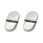 Marine City 316 Stainless Steel D-shape Hinges With Cover Caps 2.9"X1.5" (2 Pcs) New. Price: $24.99.