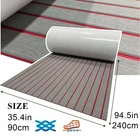 Non-slip Marine Teak Decking Eva Foam Boat Flooring Pontoon Yacht Mat Gray+red New. Price: $55.99.