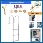 Removable Aluminum Dock Ladder Steps 350LBS Capacity Anti-slip Marine Boarding New. Price: $146.49.