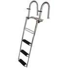 Avalon Pontoon Boat Folding Ladder 60 Inch Stainless 4-STEP New. Price: $210.67.
