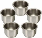 Amarine Made 5PCS Stainless Steel Cup Drink Holder With Drain Boat Rv Car New. Price: $27.99.