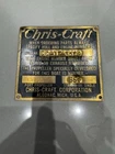 Vintage Chris Craft Steel Marine Plate Authentic Wood Boat Part Used. Price: $99.00.