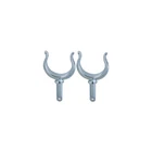 Perko 1262DP0ZNC Ribbed Rowlock Horns, Zinc, Pair New. Price: $13.75.