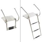 Marine Stainless Steel Telescoping 3-STEP Boat Ladder With Platform 2 Handrails New. Price: $112.29.