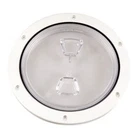 Beckson 6" Clear Center Screw Out Deck Plate White 6.5" Cut #DP60-W-C New. Price: $39.71.