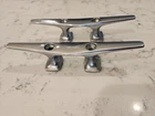 Vintage Thunderbird Marine Boat Rope Tie Down Chrome 6 1/2 Lot Cleats Used. Price: $29.99.