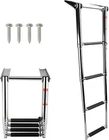 Boat Ladder 4 Step Telescoping Swim Marine Stainless With Built Handle New. Price: $58.99.