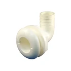 Marpac TH1292-B-MP Thru Hull 90'A1 Connector Fits 1-1/8" Hose White Boat New. Price: $8.91.