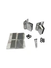 Pauli + Sohn Gmbh Shower Door Flinter Glass-wall 90 Degree, 2 Hinges New. Price: $199.99.