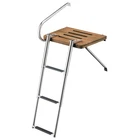 Whitecap Teak Swim Platform W/3-STEP Telescoping Ladder F/boats W/outboard New. Price: $438.08.