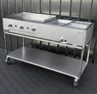 Ekono 60" Taco Cart Gas Griddle 3/8" Flat Top Steam Table Catering Trailer Usa New. Price: $2943.00.