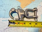 Suncor Titanium Snap Shackle With 7/16" Clevis Pin Used. Price: $168.75.