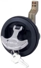 Perko T-handle Keyed Flush Lock With Offset Cam Bar Black & Chrome 1091DP3BLK New. Price: $49.95.