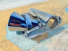 Abi Marine Stainless Steel 1-1/4" Rail Mount, For 1" Rod Butt. New. Price: $33.75.