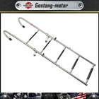 New Stainless Steel Folding Ladder Telescoping 400 Lb. Limit 2 STEP+3 Us. Price: $76.28.