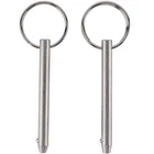 Pack Quick Release Pin, Diameter 1/4"(6.3MM), Overall Length 2.56"(65MM), U... New. Price: $14.17.