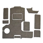 Cobalt Boat Snap-in Floor Mats 406563 Gray Beige Woven Vinyl (9PC) New. Price: $1455.15.