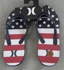 Nwt Hurley American Flag Flip Flops Sandals Men Size 8 Beach Swim Pool Water New. Price: $15.99.