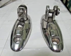 2-ACCON Quick Release Deck Hinge Mount Stainless Steel Bimini Top Boat Hardware Used. Price: $40.00.