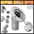 1.5" Boat Gas Deck Filler Keyless Cap Marine 316 Stainless Steel Hardware New. Price: $39.99.