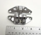 S-0990B Marine Boat Hatch Hinge Polished Chrome Plated Brass 2 5/8" X 3 1/8" New. Price: $24.99.