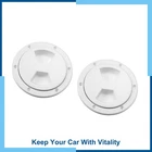 Universal PACK(2) 4" Boat Inspection Round Deck Plate Hatch Marine White. Price: $22.99.