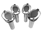 Pactrade Marine X4 SS304 Fishing Rod Holder 9.5'' Flush Mount 45 Degree Pvc Cap New. Price: $75.95.