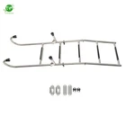 For Stainless Steel Folding Ladder Telescoping 400 Lb. Limit 2 STEP+3 New. Price: $74.46.