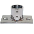 Whitecap " O.d. 90 2-HOLE Rectangle Base Ss Rail Fitting New. Price: $45.80.