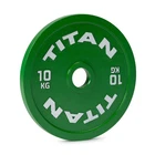 Titan Fitness 10 Kg Olympic Calibrated Steel Powerlifting Plate, Individual New. Price: $74.99.