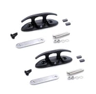 Mxeol Boat Cleats Folding Black Flip Up Dock Stainless Steel 4-1/2 New. Price: $61.50.