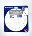 West Marine 11743002, White Screw Deck Plate 4'' New. Price: $16.99.