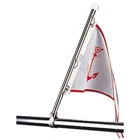 Sea-dog Pulpit Flagpole 304 Stainless Steel Rail Mount Fits 7/8 Or 328115-1 New. Price: $22.61.