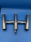 Amarine-made 3 Tube Silver Highly Polished Stainless Steel Trident Outrigger ... New. Price: $50.00.